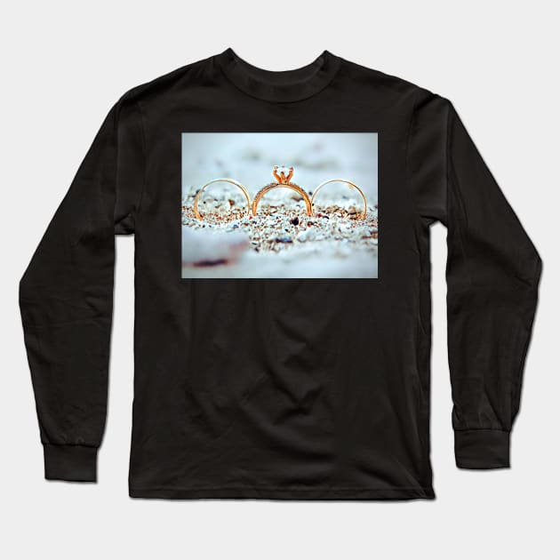 Beach Wedding? (Beach Proposal) Long Sleeve T-Shirt by Unique Designs